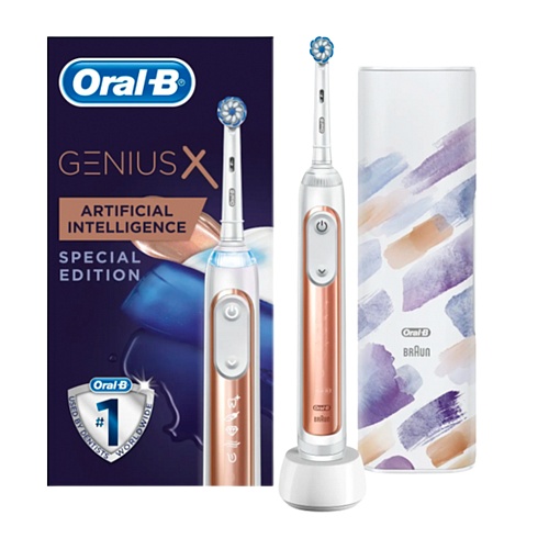 Электрическая зубная щетка Oral-B Genius X Special Edition Rose Gold (D706.513.6X)
