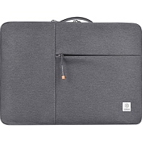Сумка для ноутбука WiWU Alpha Double Layer Sleeve Laptop Bag for MacBook 13.3/14'' Grey (ADLSB14LG) - придбати в Дніпрі, Україні: ціна, характеристики | інтернет-магазин TOUCH