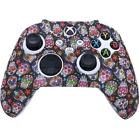Чехол на геймпад Dobe Silicone Case для Xbox Series X/S Controller Black Color Sculls