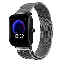 Универсальный ремешок Milanese Design Band для Xiaomi Amazfit Bip 20mm Space Grey