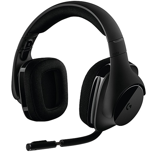 Игровые наушники Logitech G533 Wireless Gaming Headset Black (981-000632)
