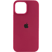 Чехол Silicone Case для Apple iPhone 14 (Marsala) AA