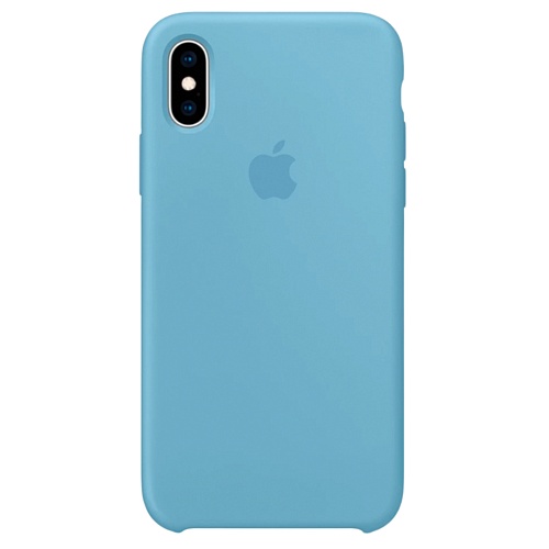 Чехол Silicone Case для Apple iPhone X / Xs (Cornflower) AAA