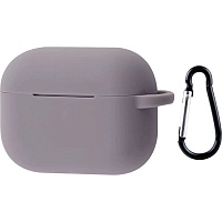 Чехол Silicone Case + Carbine для Apple AirPods Pro 2 Lavender Gray