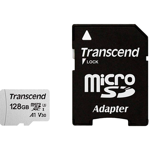 Карта пам'яті Transcend microSDXC 300S 128GB UHS-I (U3) + adapter SD (TS128GUSD300S-A) - придбати в Дніпрі, Україні: ціна, характеристики | інтернет-магазин TOUCH