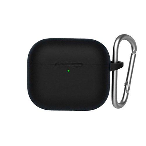 Чехол Blueo Liquid Silicone Case + Carbine для Apple AirPods 3 Black