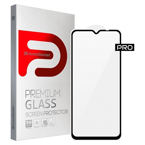 Защитное стекло ArmorStandart Glass Pro для Xiaomi Redmi 9A/9C/9AT/10A/A2/A2+/A1/A1+ (ARM56246-GPR-BK) Black